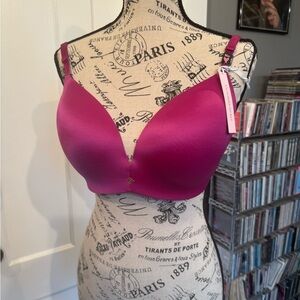 Victoria’s Secret so obsessed padded no wire bra purple 36D NWT